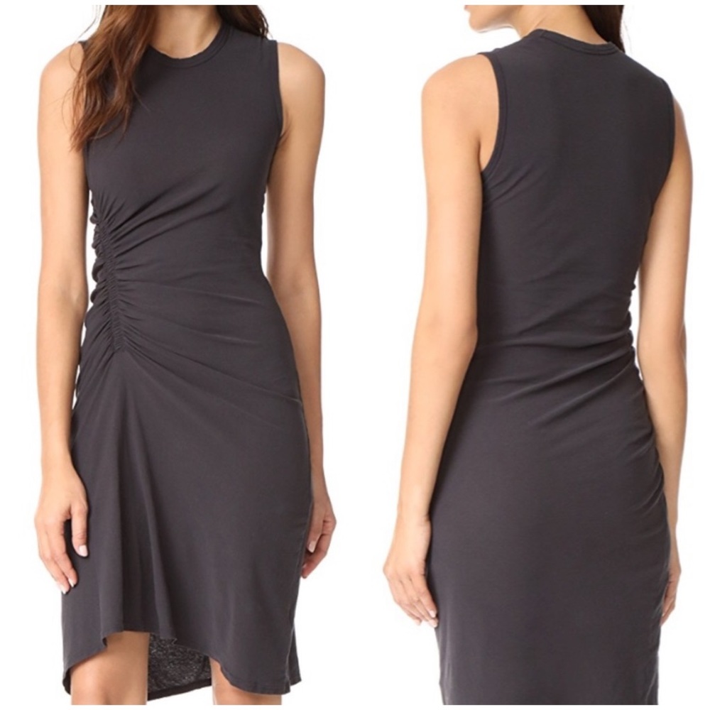 James Perse Spiral Shirred Dress